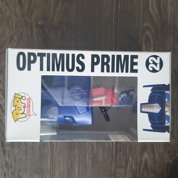 💙❤️ Transformers OPTIMUS PRIME Metallic Funko Pop #22 Amazon Exclusive - Picture 4 of 7